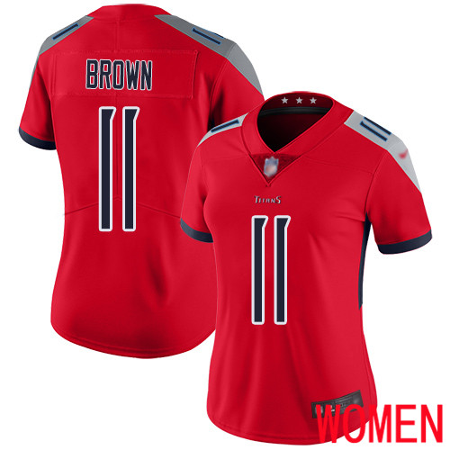 Tennessee Titans Limited Red Women A.J. Brown Jersey NFL Football #11 Inverted Legend->youth nfl jersey->Youth Jersey